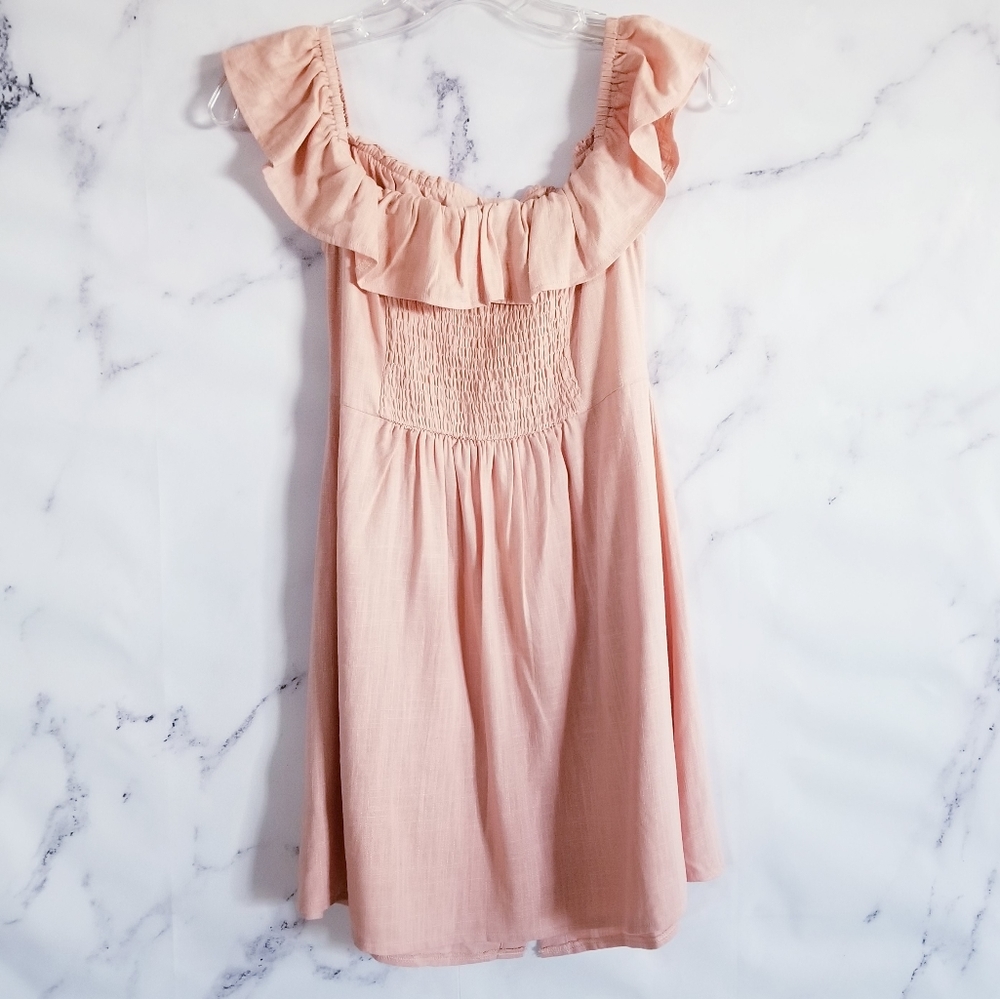 SAGE THE LABEL Off Shoulder Button Down Dress - Picture 4 of 7